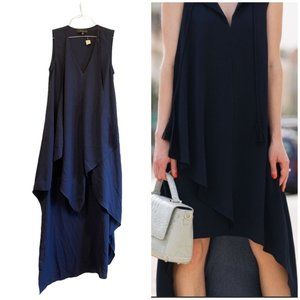 New! Adelyn Rae Damen High Low Dress in dark blue navy Asymmetrischer Hi-Low
